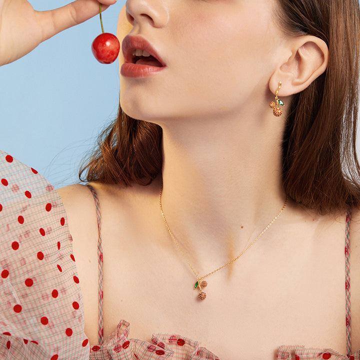 Women's Temperament Fashion Cherry Shape Pendant – Jewelry Gift Ideas — 2
