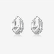 S925 Sterling Silver Earrings Zircon Simple And Light – Stylish Gifts — 7
