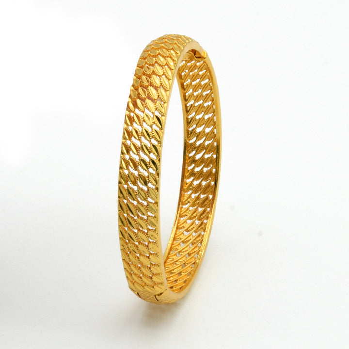 India Nigeria Women's Wedding Sand Gold Bracelet – Jewelry Gift Ideas — 1