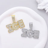 Hip Hop ICE Glass Diamond Chain Necklace English – Jewelry Gift Ideas — 2