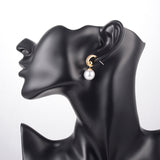 Earrings Frosted Shell Beads Solid Color – Meaningful Gifts — 4