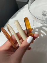 Vintage Acetic Acid Amber Pattern Acrylic – Jewelry Gift Ideas — 6