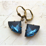 European And American New Blue Color Scallop Earrings – Gifts for Her — 6