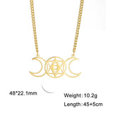 Fashion Simple Hollow Pentagram Necklace – Jewelry Gift Ideas — 7