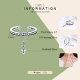 S925 Sterling Silver Heart Ring Ladies Diamonds – Thoughtful Gifts — 4