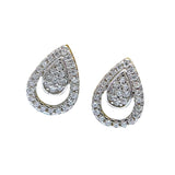 Geometric Water Drop Earrings Hollowed Out – Stylish Gifts — 2