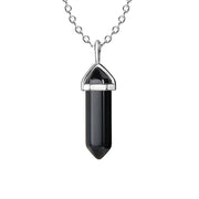 Natural Stone Hexagon Prism Crystal Pendant – Jewelry Gift Ideas — 15