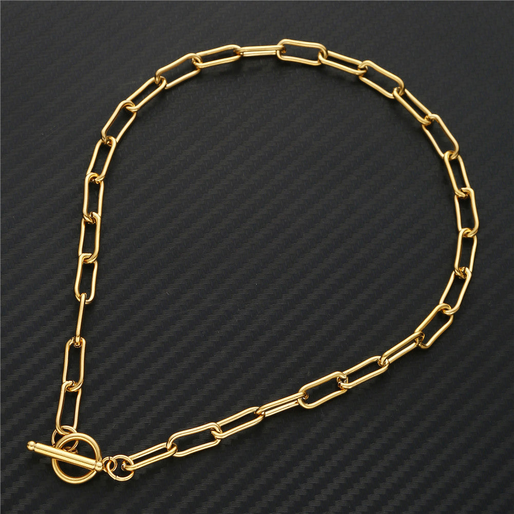 Women's Stainless Steel Clavicle Chain – Gifts for Her — 1