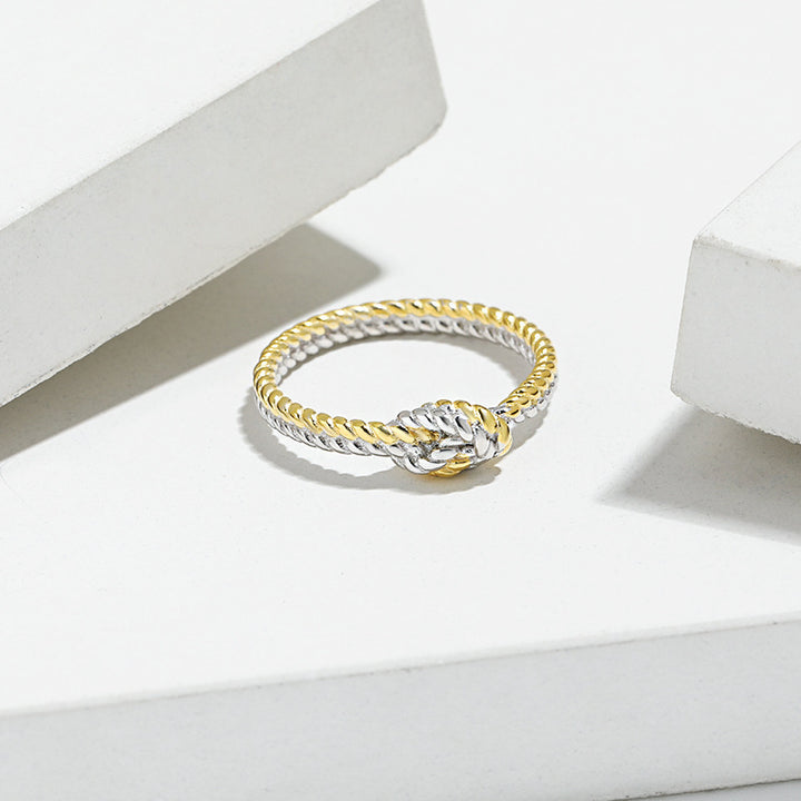 Braid Buckle Ring Female Simple – Gifts for Her — 1