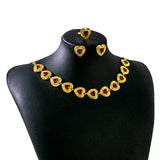 Retro Court Love Necklace Earrings And Ring Set – Jewelry Gift Ideas — 6