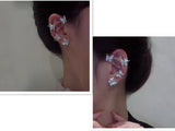 Super Flashing Diamond Earrings With Butterfly Ear – Stylish Gifts — 4