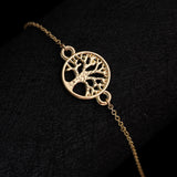 Geometric Round Hollow Tree Of Life Bracelet – Jewelry Gift Ideas — 6