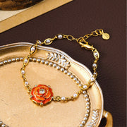 Simple Temperament Oil-spot Glaze Flowers – Jewelry Gift Ideas — 15