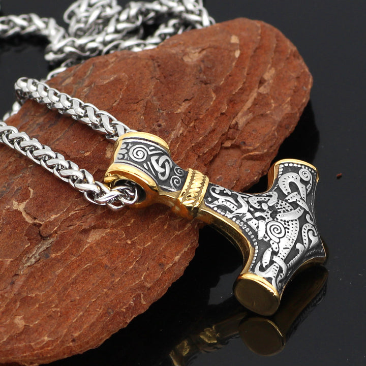 Beowulf Regalia Handcrafted Stainless Steel Dual – Jewelry Gift Ideas — 1