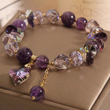 Purple Heart Crystal Bracelet Fashion Elegant – Jewelry Gift Ideas — 4