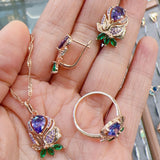Rose Gold Jewelry Suit Color Retaining Ring – Jewelry Gift Ideas — 10