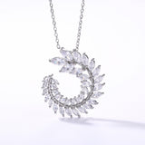 Simple And Versatile Micro-encrusted Zircon Leaf – Jewelry Gift Ideas — 5
