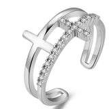 European Simple Atmosphere Fashion Classic Cross Ring – Stylish Gifts — 2