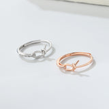 Sterling Silver Knotted Ring Female Niche Original – Gifts for Her — 2