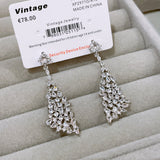Fully Drilled Geometric Triangle Earrings – Useful Gifts — 2
