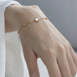 White Butterfly Shell Bubble Bracelet – Jewelry Gift Ideas — 1