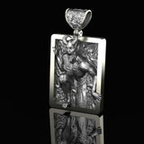 Devil's Skull Retro Marcasite Pendant – Jewelry Gift Ideas — 1