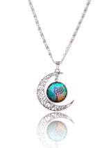 Colorful Tree Of Life Glass Necklace For Women – Jewelry Gift Ideas — 3
