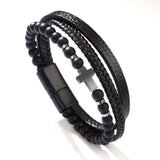 Fashion Personality Cross Multi-layer Metal Bracelet – Stylish Gifts — 6