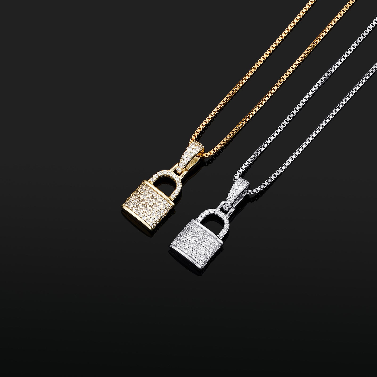 S925 Silver Small Lock Necklace Female Fashion – Jewelry Gift Ideas — 1