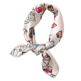 Small Scarf Professional Stewardess Silk Hair Band – Stylish Gifts — 17
