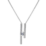 Sterling Silver Fairy Asymmetric Moissanite – Jewelry Gift Ideas — 3