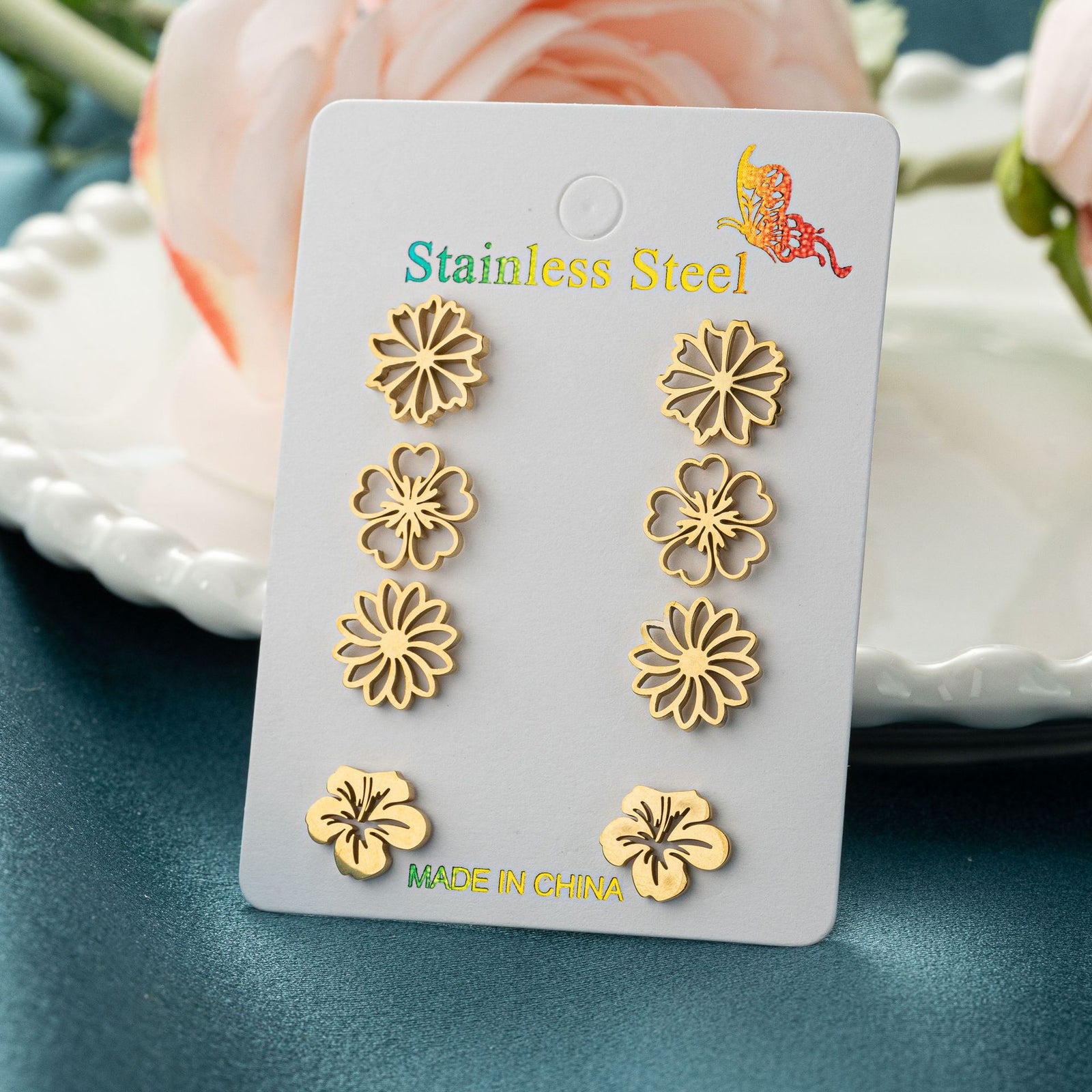 Fashion Simulation Stud Earrings Little Suit – Stylish Gifts — 1