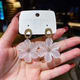 Fashion Elegant Acrylic Flower Earrings – Stylish Gifts — 1