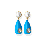 High-grade 925 Color Water Drop Silver Stud Earrings – Birthday Gifts — 2