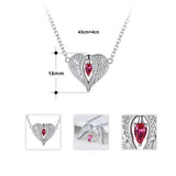 S925 Sterling Silver Necklace Wings Zircon – Jewelry Gift Ideas — 6