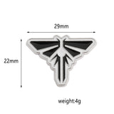 Golden M Badge Oil Drip Brooch – Jewelry Gift Ideas — 9