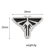 Golden M Badge Oil Drip Brooch – Jewelry Gift Ideas — 9