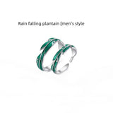 Simple Black And White Wings Couple's Ring – Gifts for Couples — 4