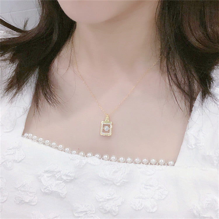 Collar Chain Perfume Bottle Pendant – Jewelry Gift Ideas — 1