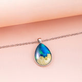 Fashion Aurora Mountains Starry Glass Necklace – Jewelry Gift Ideas — 4