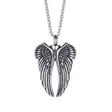 Men's Stainless Steel Angel Wings Pendant – Jewelry Gift Ideas — 12