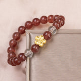 Pigeon Blood Red Grade Strawberry Quartz Design – Jewelry Gift Ideas — 6