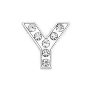Rhinestone Alphabet Alloy Alphabet Bead Chain Jewelry – Stylish Gifts — 3