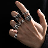 Mens Fashion Vintage Exaggerated Skull Hollow Brain – Stylish Gifts — 1