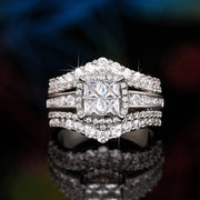 Square Stitching Crown Ring For Women – Gifts for Her — 5