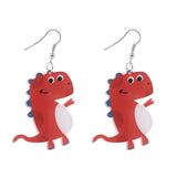 Creative Handmade Acrylic Cartoon Dinosaur Earrings – Stylish Gifts — 2