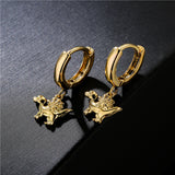 18K Copper Plated Micropaved Zircon Earrings – Stylish Gifts — 13