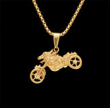 Men's Motorcycle Shape Stainless Steel Pendant – Jewelry Gift Ideas — 5