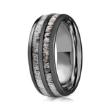 Tungsten Steel All Photoelectric Black Ring – Small Gift Ideas — 3