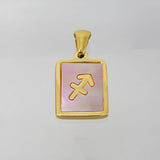 Stainless Steel Square Shell Zodiac Necklace – Jewelry Gift Ideas — 6